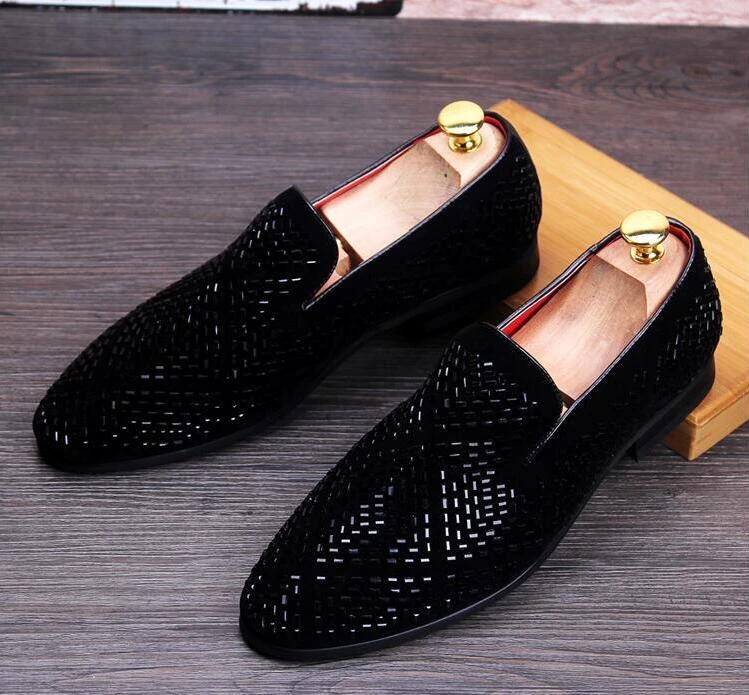 Black diamond loafers Clearance