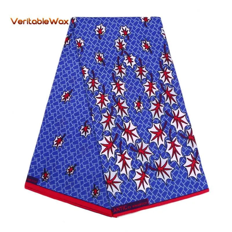 

Ankara Africa Printed Batik Fabric Real Wax Patchwork Sewing Dress Material Artwork Accessory High Quality 100% Polyester FP6094