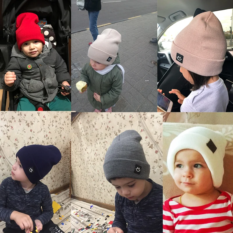 REAKIDS, детские зимние шапочки, шапка для детей, теплые шапки и кепки для мальчиков и девочек, Зимняя Вязаная хлопковая детская шапка, шапочки с запахом