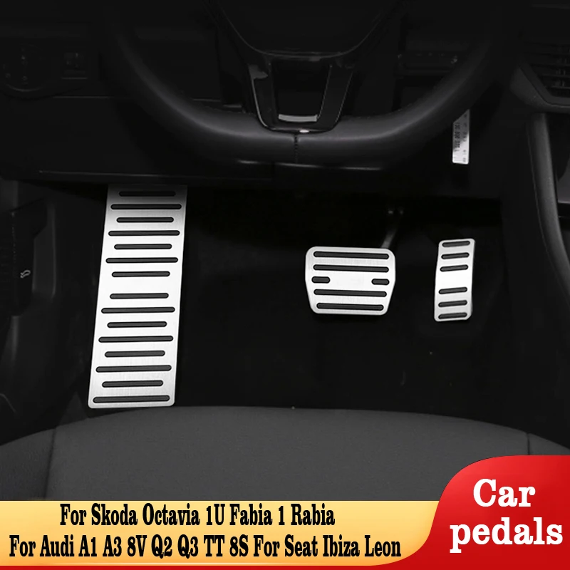 Для Skoda Octavia 1U Fabia 1 Rabia для Audi A1 A3 8V Q2 Q3 TT 8S Seat Ibiza Leon крышка педали топливного тормоза