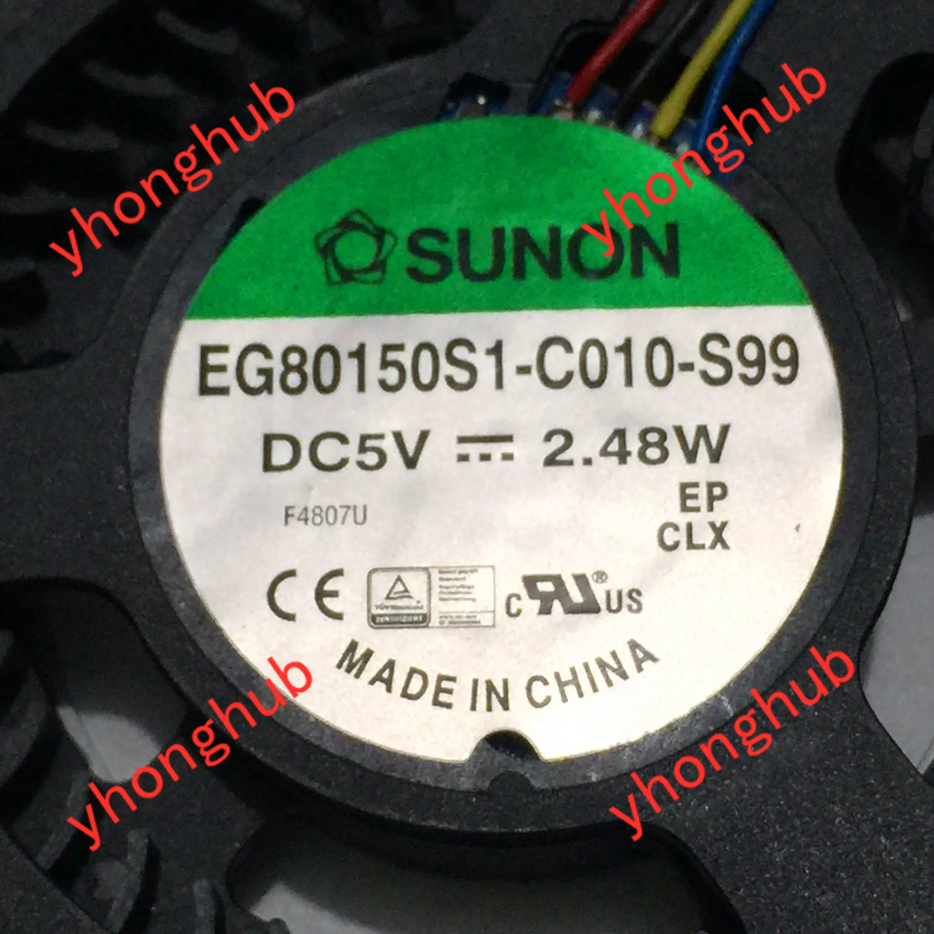 SUNON EG80150S1-C010-S99 DC 5V 2,48 W 4-проводной Сервер вентилятор охлаждения