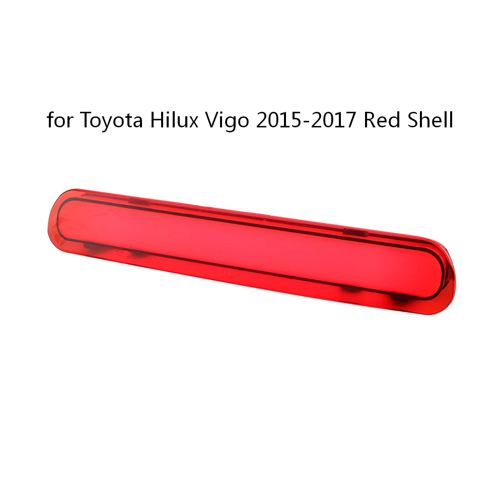 Третий стоп-сигнал с DRL 10-14V светодиодный 3-й тормозной светильник для Toyota Hilux Revo- Vigo - Цвет: Short Red