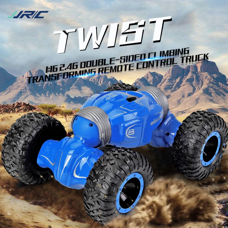 JJRC Q70 RC Car Radio Control 2.4GHz 4WD Twist- Desert Cars Off Road Buggy Toy High Speed Climbing RC Car wiith extra battery