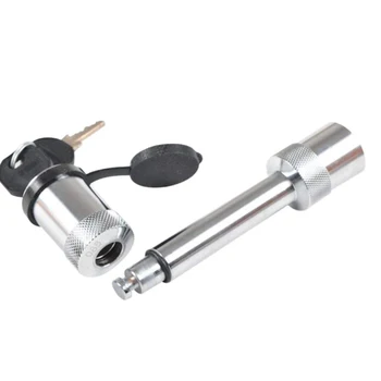 

Trailer Hitch Lock with Key Hitch Pin Lock Towing Receivers Tube for Caravan Trailer 4WD