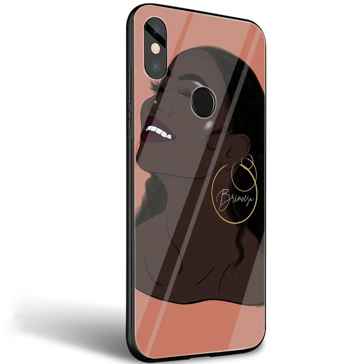 Меланина попсовое девушка Стекло чехол для телефона для Xiaomi mi 8 Lite 9 A1 A2 Red mi Примечание 5 6 7 Pro 6A 4X Pocophone F1 крышка