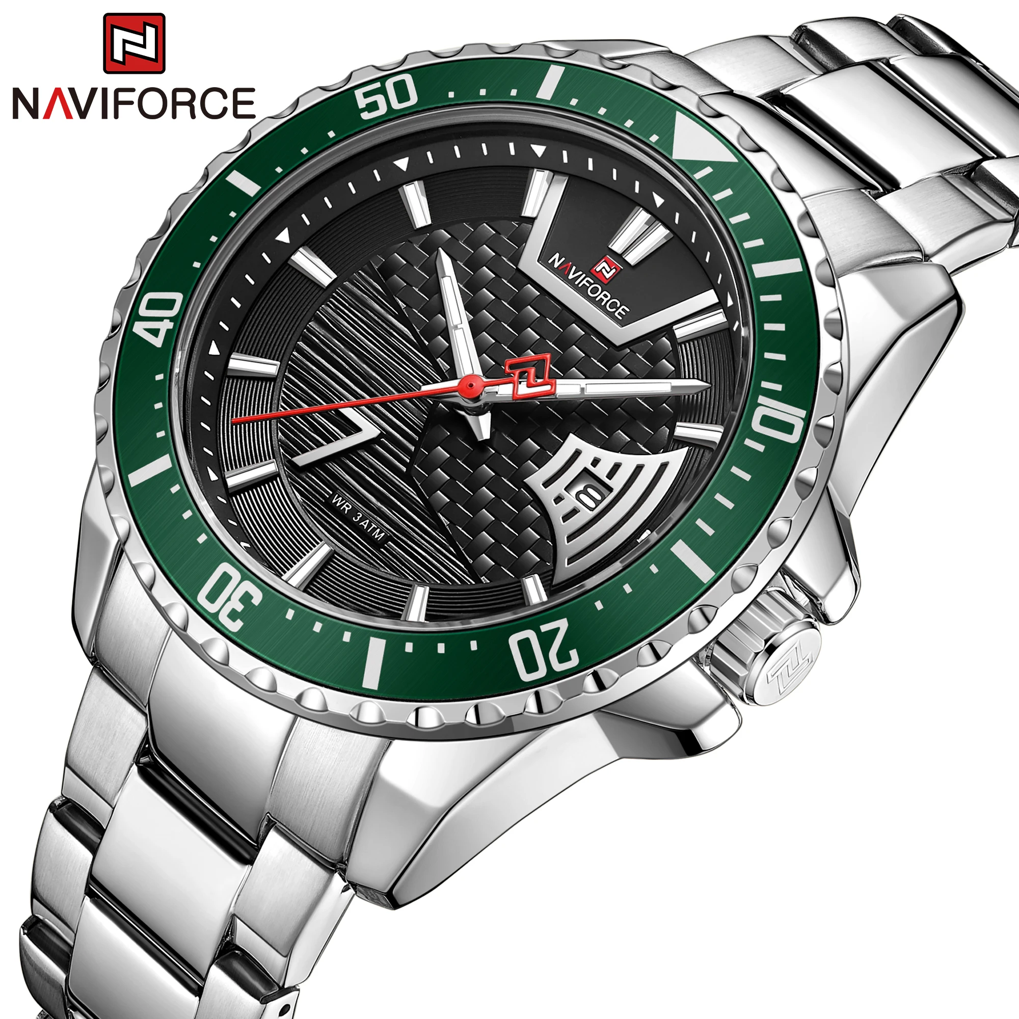 Часы наручные NAVIFORCE Мужские кварцевые оригинальные Роскошные модные