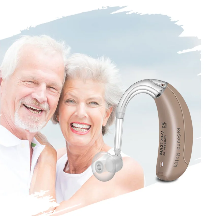 

GN ReSound MATCH MA2T80-V BTE Hearing Aid Aids for the Elderly 3-CH Digital Wireless Telecoil Ear Hearing Device Sound Amplifier