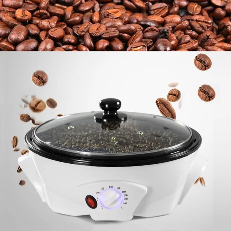 Coffee Bean Roasting Machine Fried Bean Machine Automatic Rotation Heating Roasted, Peanuts, Soybeans Fried Popcorn 110V~220V