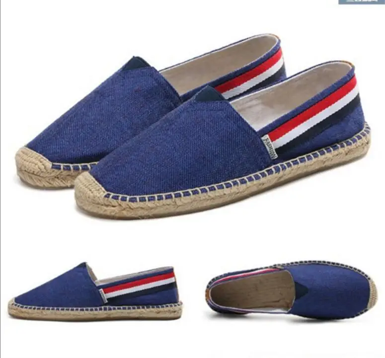 

Autumn top Hemp Wrap Mens Shoes Espadrilles Men women Canvas Shoes Men Breathable Linen Men Loafers driving Flats Fisherman Shoe