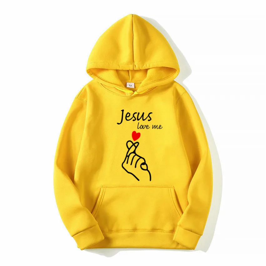 Jesus loves me, модная зимняя Толстовка Harajuku, женская Свободная Толстовка в американском стиле, осенняя уличная одежда, толстовки с принтом, пуловеры