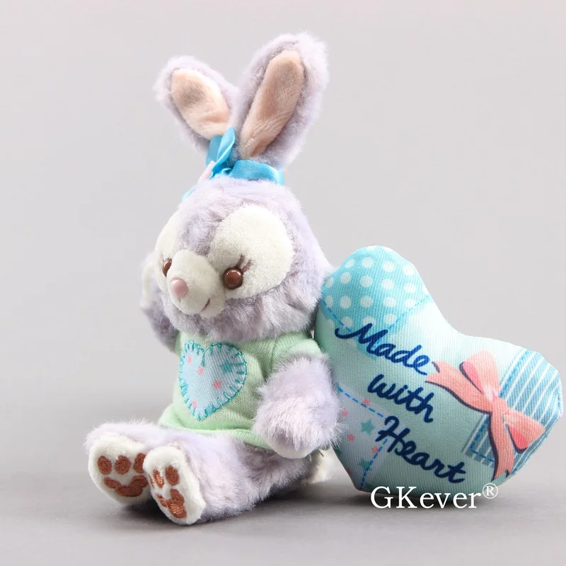 Кукла в виде плюшевого кролика Kawaii Lou кролик плюшевый Кукла игрушки keychian сумка Подвеска Мягкие животные игрушки для детей подарок на день рождения