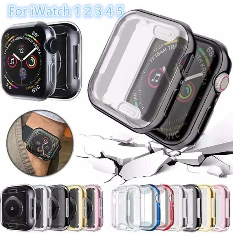 Чехлы для часов Apple iWatch 5 4 3 2 1 чехол разделения 44 мм 42 40 38 защитный iwach Coque Etui |