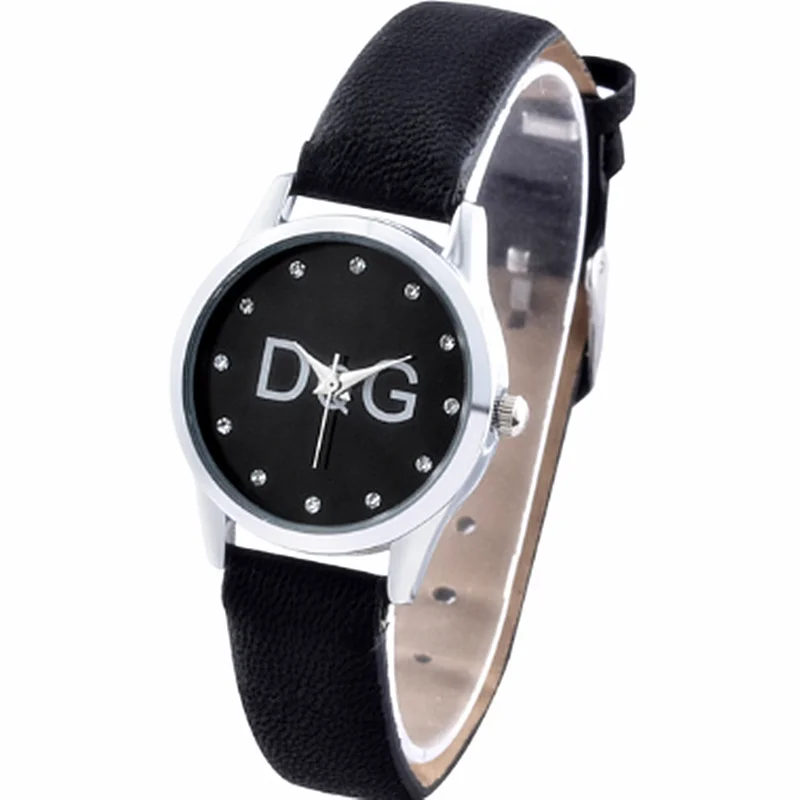 

Reloj mujer New luxury brand DQG watches for women simple Small Dial quartz watches casual leather women watch Gift Zegarek