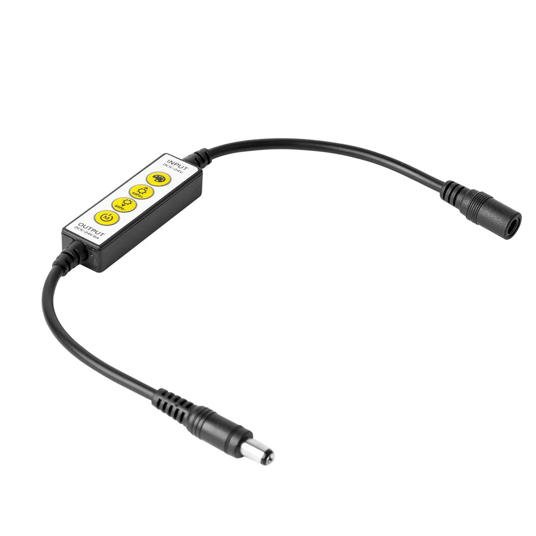 DC5-24V мини 4 клавиши светодиодный контроллер 5050 контроллер одного цвета RGB/RGBW/CCT/RGB+ CCT 4pin/5pin/6pin Светодиодная лента