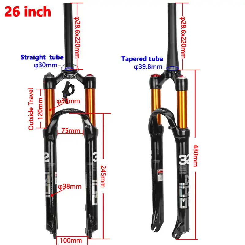 mountain bike fork parts