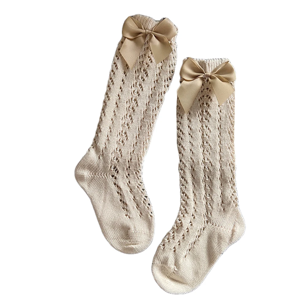 5Colors Baby Socks Solid Color Breathable Cotton Socks Medium Tube for Girls S/M/L/XL/XXL