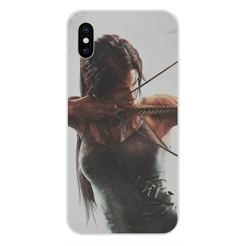 Tpu телефон чехол для Huawei P7 P8 P9 P10 P20 P30 Lite Mini Plus Pro Y9 Prime P Smart Z Tomb Raider Lara Croft игра - Цвет: as picture