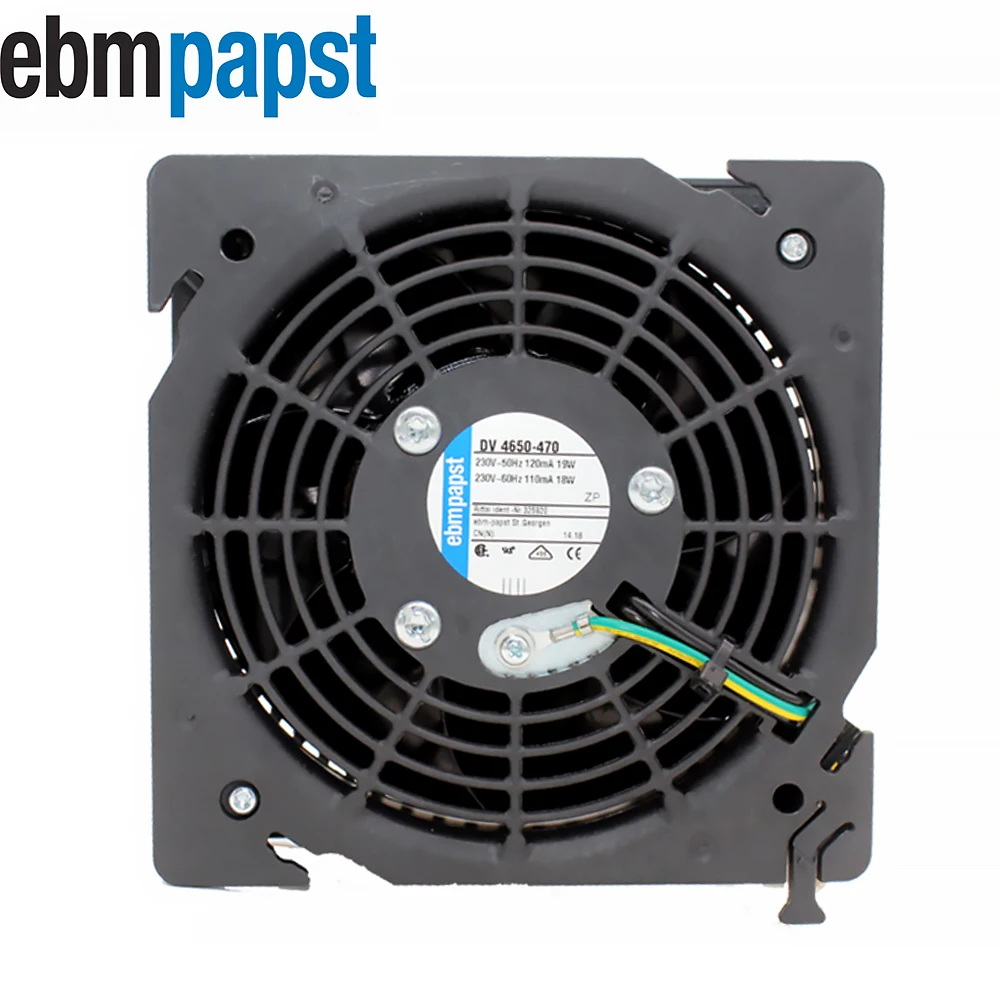 ebmFor PAPST DV4650-470 DV 4650-470 230 V-50 Гц 110MA/120MA 18 Вт/19 Вт светодиодный вентилятор охлаждения
