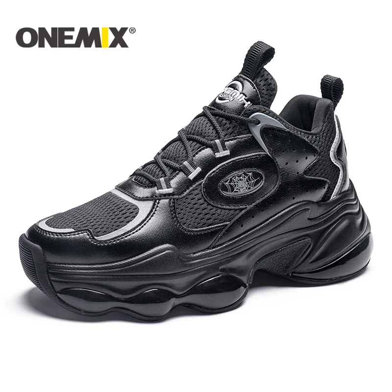 ONEMIX новые кроссовки для бега Мужские дышащие сетчатые спортивные мужские