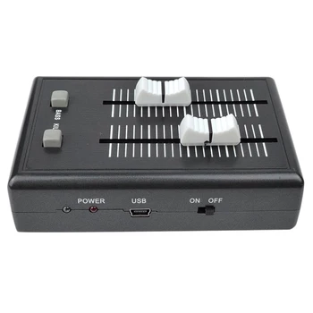 

Mini Dj Mixer Console 2 Channel o Mixer Console for Phone/Computer/Laptop/Dvd