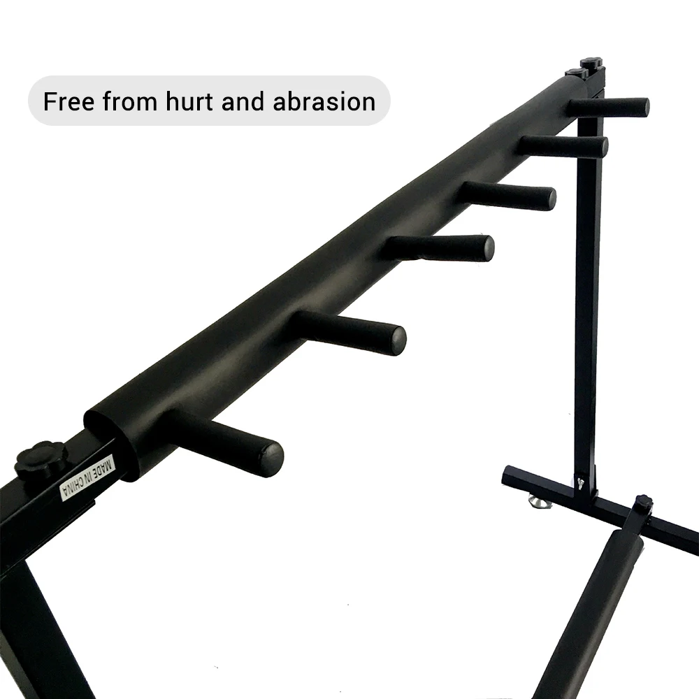 Multi Guitar Stand 5 Holder Foldable Universal Display Rack Portable Black for Classical Acoustic Electric Guitar Accessories