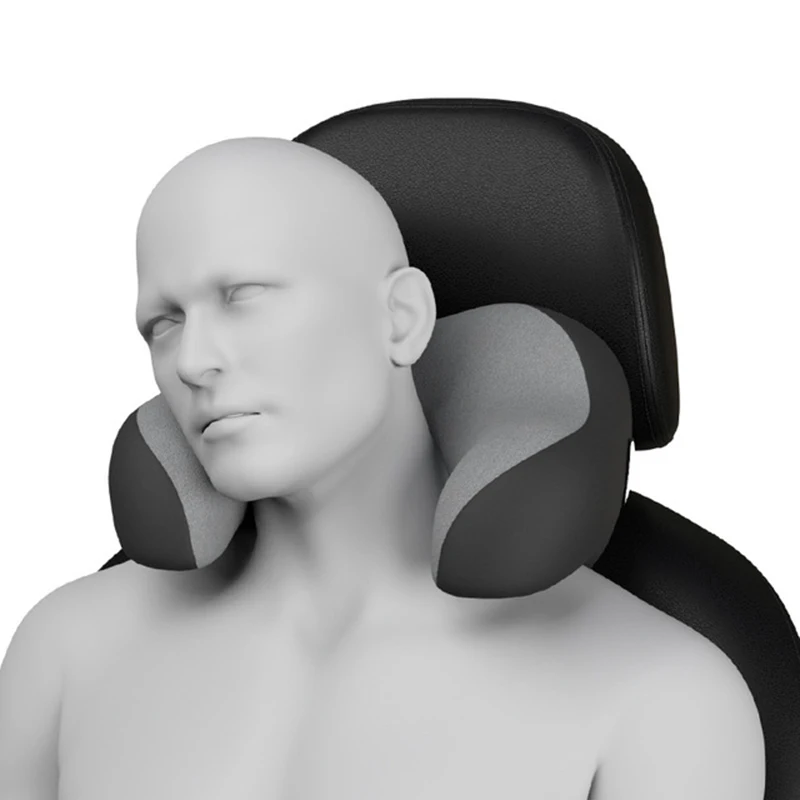 Universal car seat headrest Pillow Rest Memory Foam car Head neck pillow support sleep side head high elastic nylon telescopic