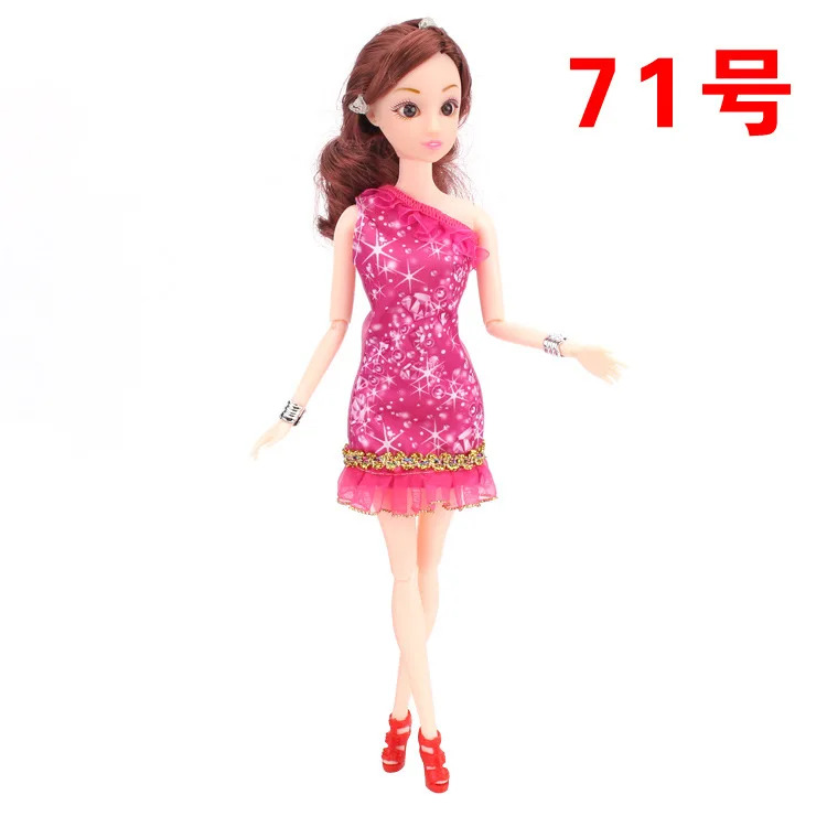 Doll Clothes 30cm Doll Handmade Fashion Short Skirt Outfit Daily Casual Wear Bjd Doll Clothes Doll Accessories Toys for Girls - Цвет: Only clothes No. 71