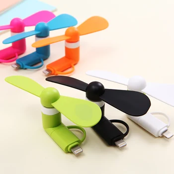 

2-in-1 Mini Cell Phone Fan for iPhone/iPad and Android