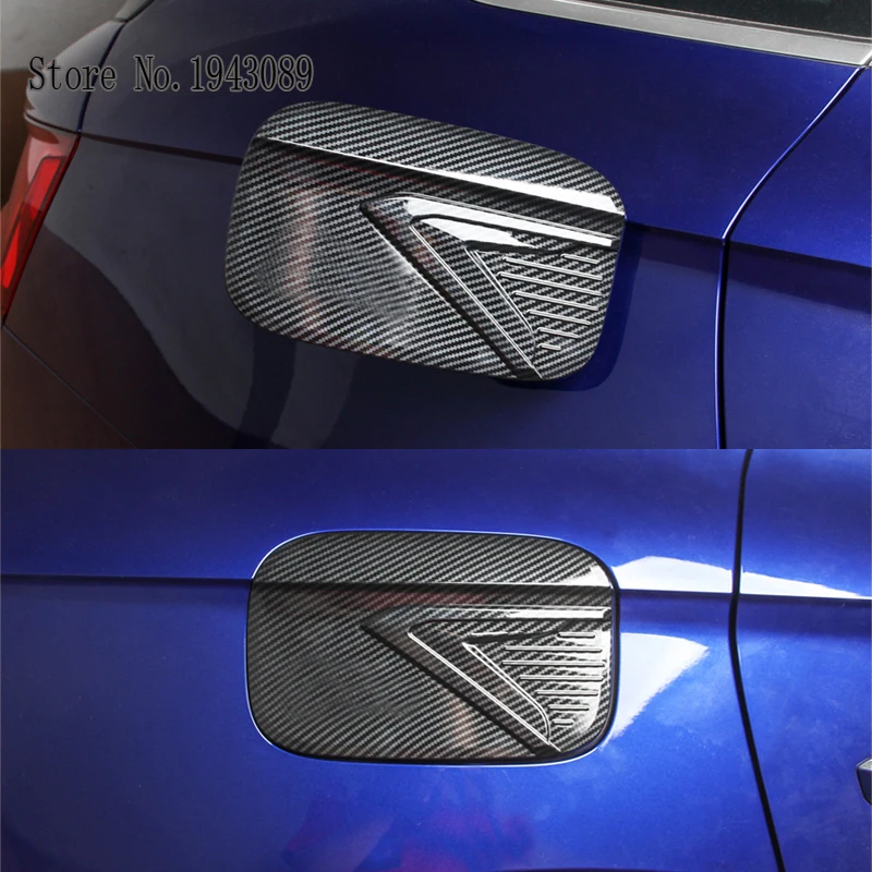 Для Audi Q5 L Q5L abs углеродное волокно Автомобильная декоративная рамка Корпус яркая полоса хромированная Модифицированная крышка топливного бака