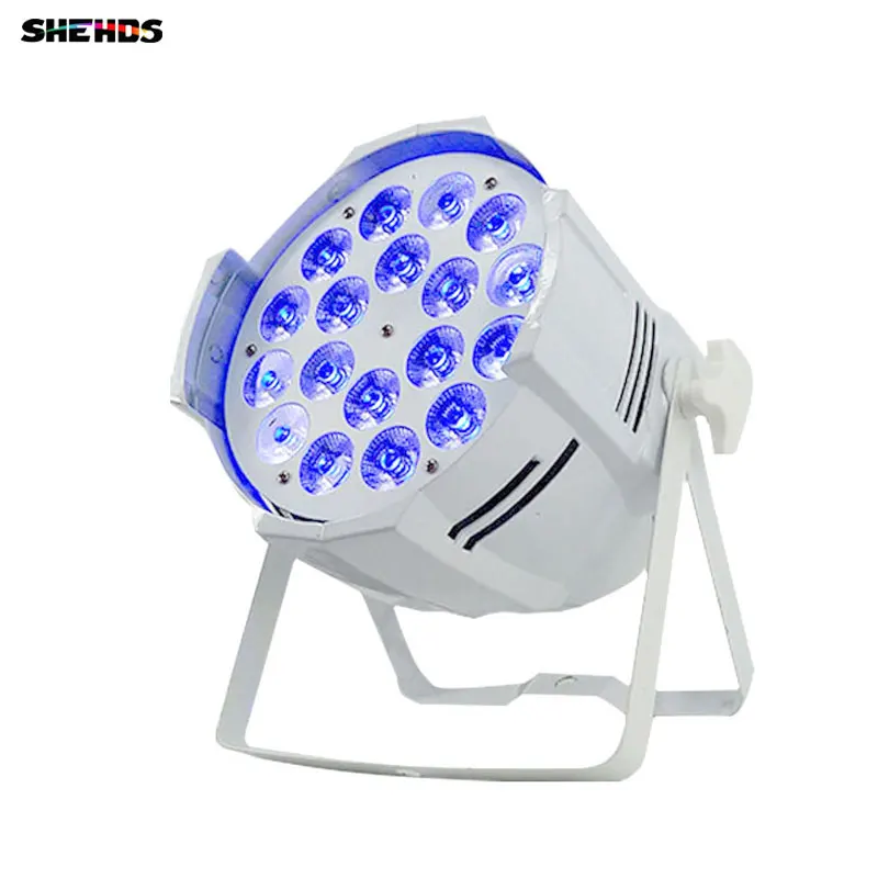 SHEHDS 18x18 Вт большой алюминиевый AlloyRGBWA+ UV6IN1LED Par DMX512 управление Профессиональный DJDisco шоу диско Эффект Освещение