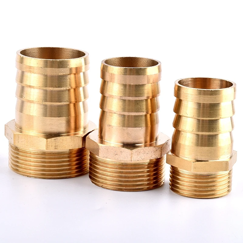 1" 1,2" 1,5" Außengewinde Pagodenverbinder 25~50mm Schlauchtülle Verbindung Messing Rohrverschraubung Gartenbewässerung Kupfer Koppler Adapter – Detail 6