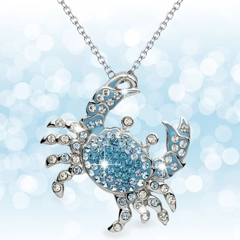 Женское ожерелье с подвеской в виде морского краба|Ожерелья подвеской| |