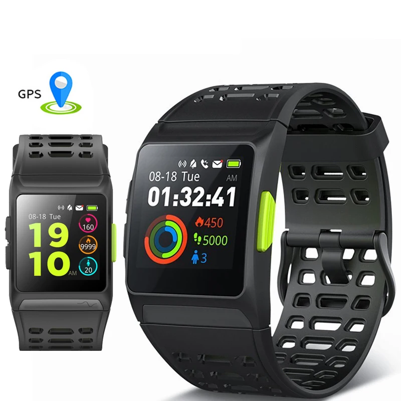 Kowinwin BP1 GPS спортивные часы Смарт Bluetooth Strava цветной экран мультиспортивные