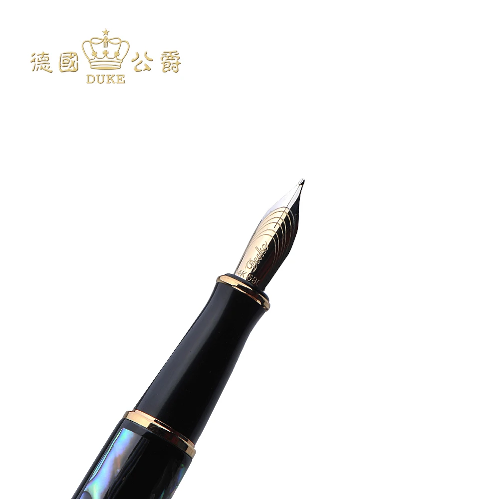 Ручка перьевая Серебристая и золотистая в подарочной коробке|luxury fountain pen|ink pengold nib