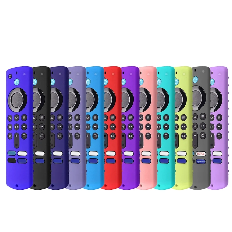 Smart Remote Control Case For Fire TV Stick 4k Max Non-slip Shell Cover Silicone Shockproof Washable Remote Replacement Cover