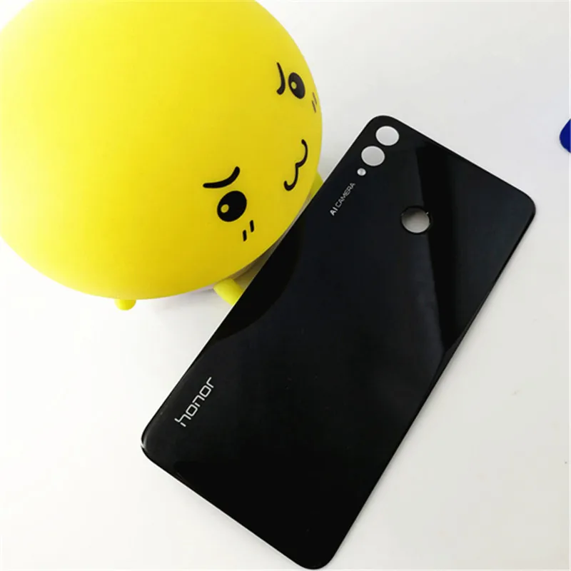 Для huawei honor 8X задняя крышка корпус чехол для huawei honor 8X8 X крышка батареи JSN L21 L22 L23 L42 LX1 AL00 Замена - Цвет: Black