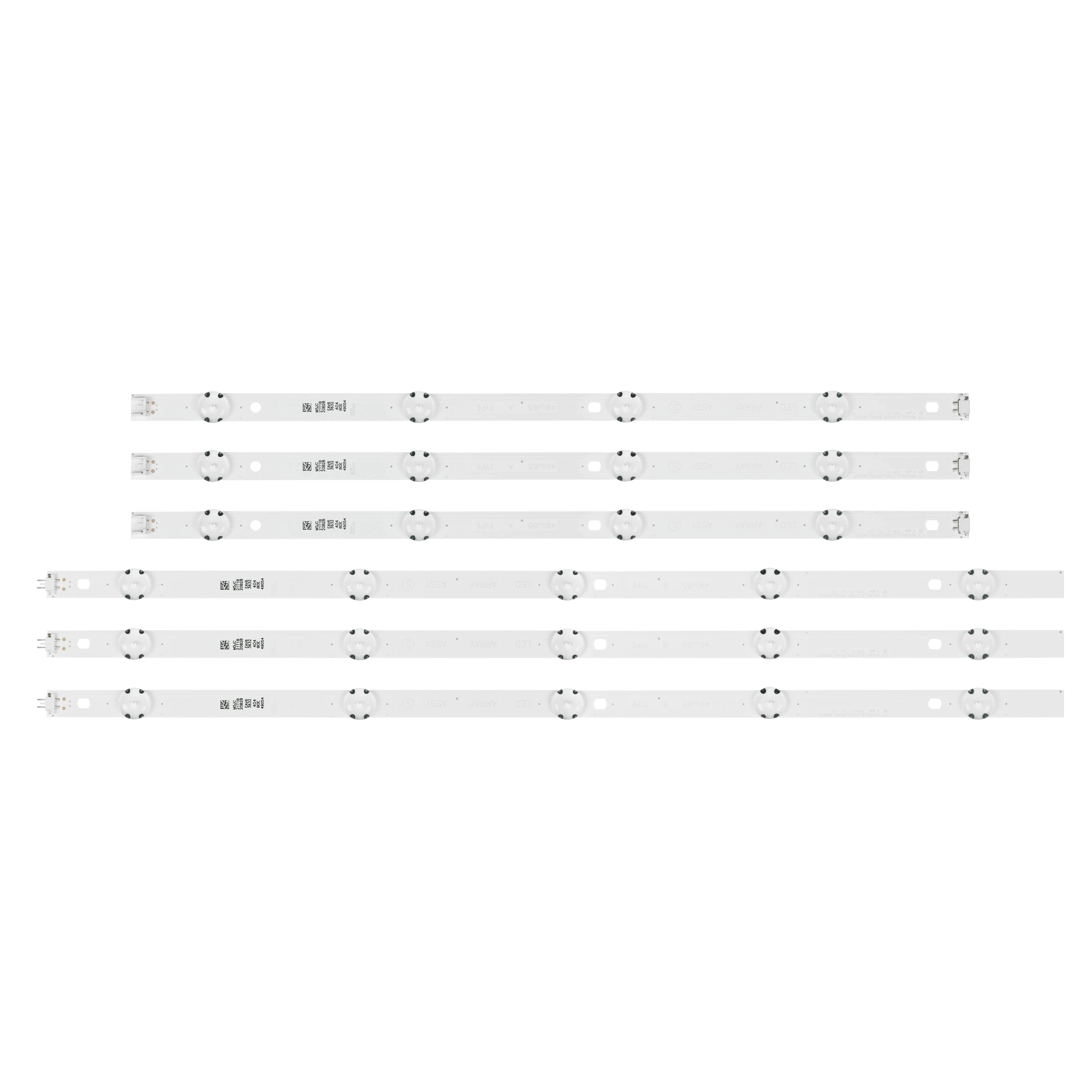 6 шт., Светодиодная лента для подсветки L G 49UJ630 49LJ614V 49UJ634V 49UJ701V 49UJ670 49UJ651V 49UJ670 17Y 49LJ61 49uj65 _ A B_27LED