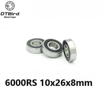 

6000-2RS 10x26 x8 mm Hybrid Ceramic deep groove ball bearing 6000 2RS 6000RS 10*26*8mm for bike part bicycle Bearing