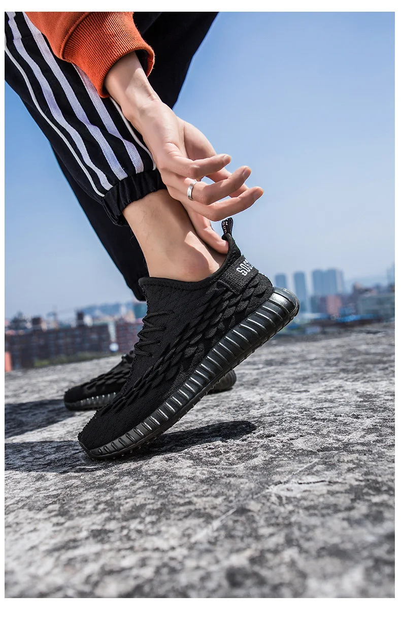Hot Scale Fly Woven Coconut Shoes Men's Cool Tramsparent Base Foot Covering Casual Shoes Men's Athletic Shoes Running Sneak