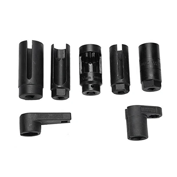 7Pcs Oxygen Lambda Sensor Socket Removal Tool Set Kit Engine 22mm/27mm/29mm 15-20