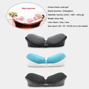 

Slow Rebound Wristband Mouse Pad Ergonomic Memory Foam Non-Slip Memory Foam Mouse Pad For Computer Laptop Desktop Mouse Pads