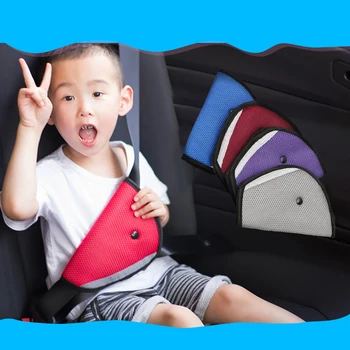 

Adjuster Safety Belt Adjust Device Baby Child Protector Covers Shoulder Triangle Safety Seat Belt Pad Car Interior Accessories