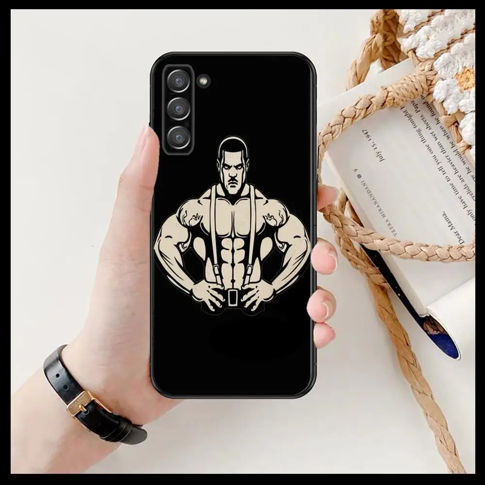 Фото Чехол для телефона Muscle man Hunk fitness для SamSung Galaxy s6 s7 S8 S9 S10E S20 S21 S5 S30 Plus S20 fe 5G Lite Ultra Edge №2
