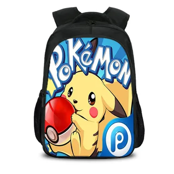 

Pokemon Eevee Printing Children School Bags Teenager Girls Boys Shoulder Backpack Galaxy Universe Space Capacity Travel Daypack