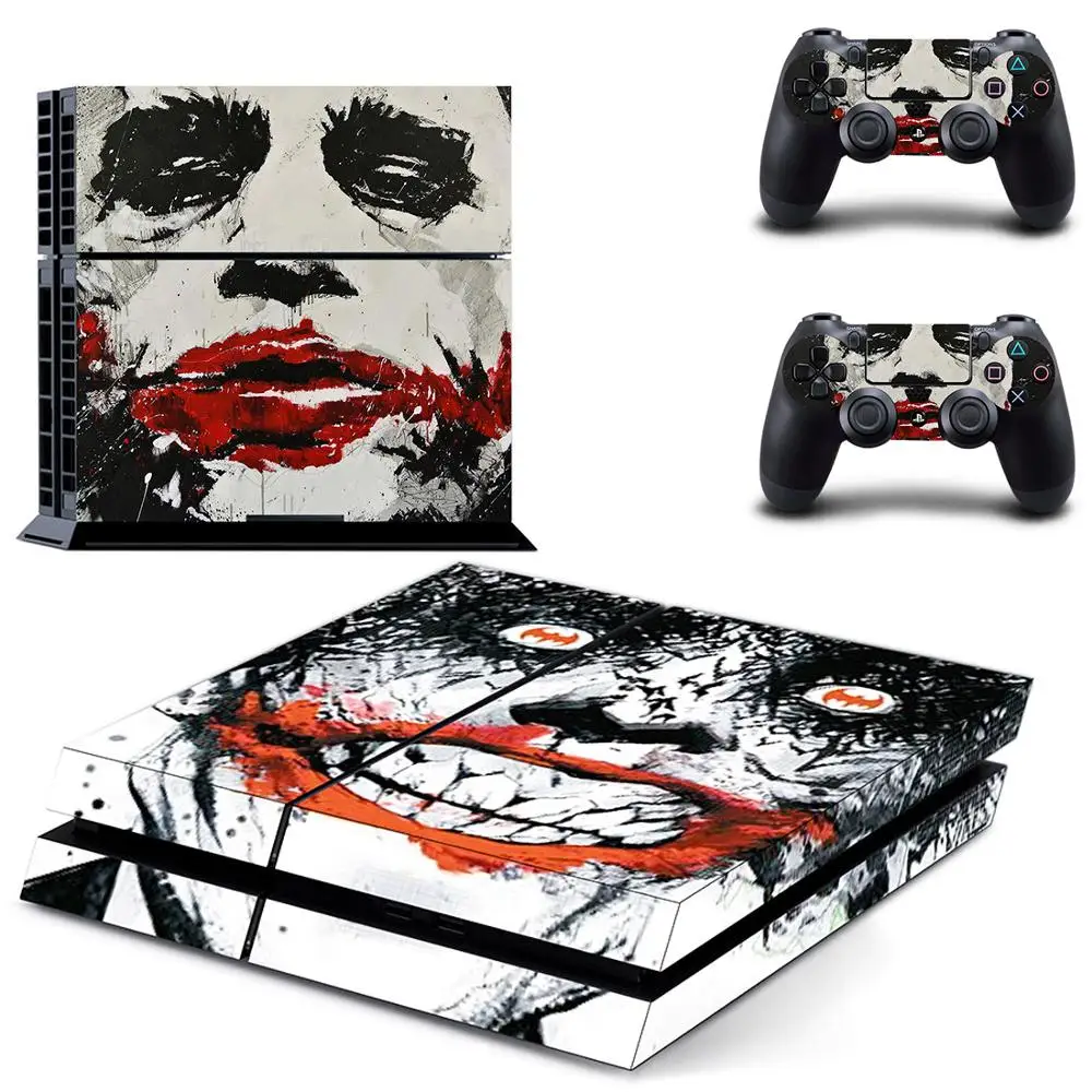 GYTM1323 DC Джокер PS4 наклейка s Play станция 4 кожа Наклейки Обложка для playstation 4 PS4 консоль и контроллер скины - Цвет: GYTM1323