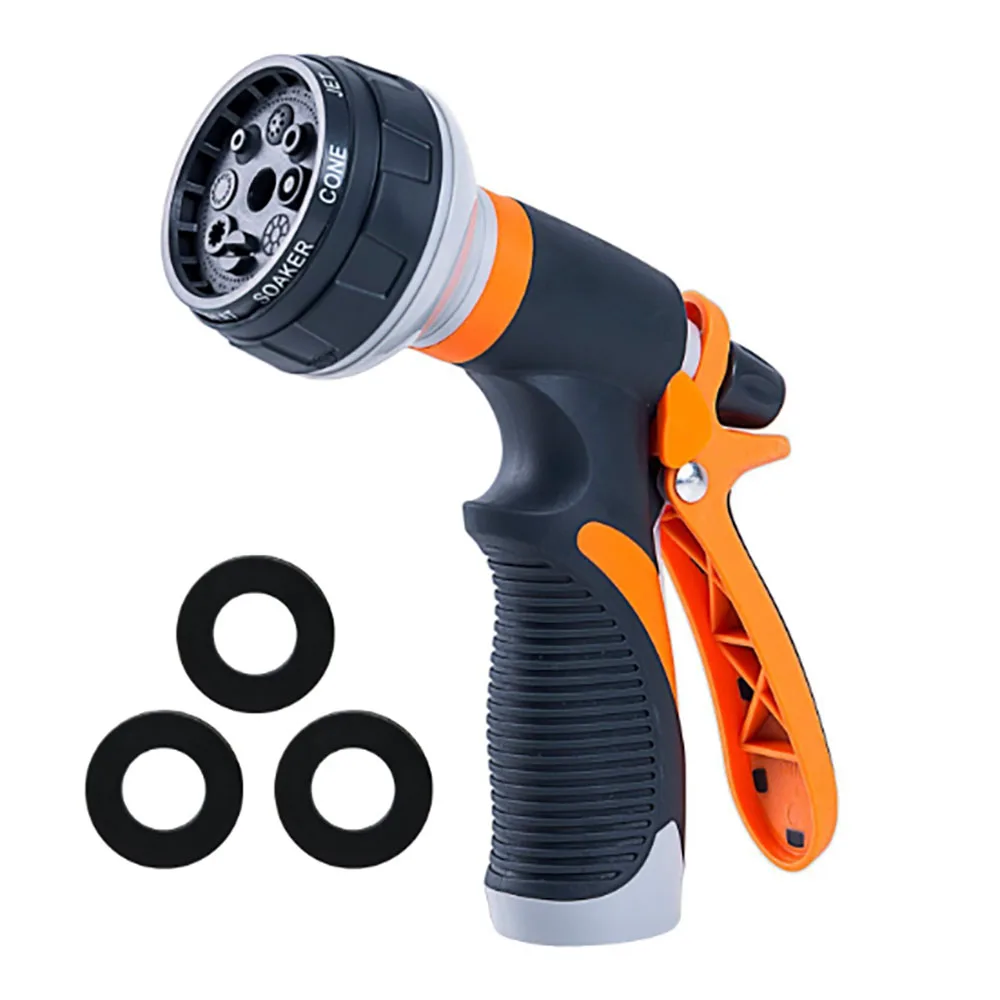 Garden Water Gun Watering Gun Hose Nozzles Adjustable Water Gun Lawn Hose Multifunction Garden High Pressure Sprayer