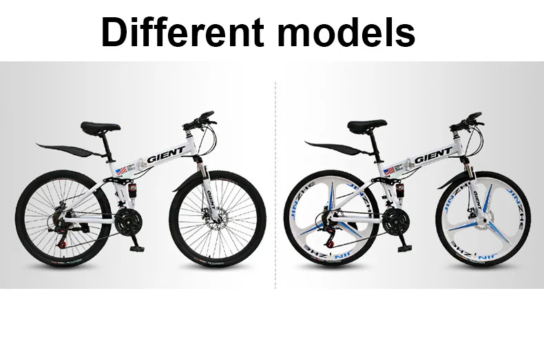 Best Mountain Folding Bike Bicycle 21 Speed 26 Inch Double Shock Absorption Shifting One Wheel Adult Men and Women 1
