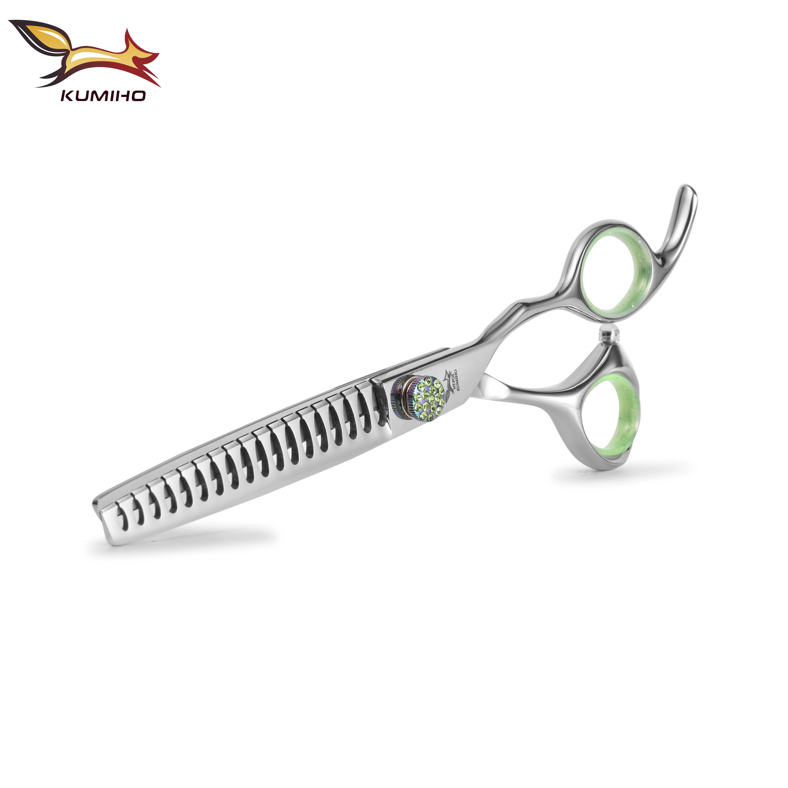 KUMIHO XLBS-70 XLBS-75 7 дюймов и 7,5 дюймов Парикмахерские ножницы для домашних животных комплект ПРЯМО КРИВОЙ тоньше и chunker