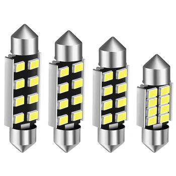 

10X Dome light LED Light-emitting Diodes in the Car Interior Lighting Reading Car Ceiling Light Festoon 31mm 36mm 39mm 42mm Led