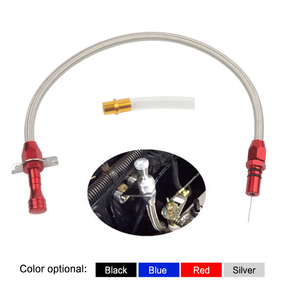 Th350 Th400 Asta Di Livello Inossidabile Flessibile Della Trasmissione Per Gm Chevy Th-350 Turbo Sbc Bbc 350 400